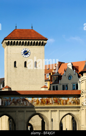 Porte Isartor, Munich, Bavaria, Germany, Europe Banque D'Images