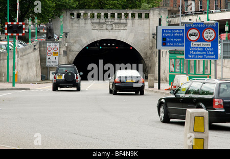 Entrée de tunnel, Liverpool Birkenhead Banque D'Images
