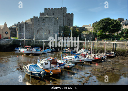 Castle Rushen, Castletown, Ile de Man Banque D'Images