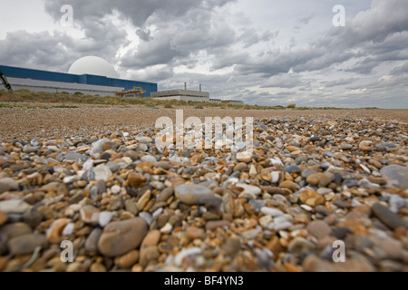 La centrale nucléaire de Sizewell dans Suffolk Banque D'Images