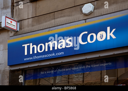 Thomas Cook signe Banque D'Images