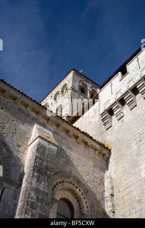 Saint Jouin de Marnes église abbatiale, Poitou Août 2009 Banque D'Images