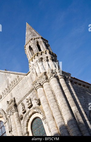 Saint Jouin de Marnes église abbatiale, Poitou Août 2009 Banque D'Images