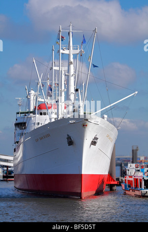 Bateau Musée Cap San Diego, cargo, port de Hambourg, Hambourg, Allemagne, Europe Banque D'Images