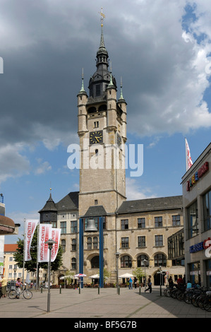 L'hôtel de ville, Dessau, Saxe-Anhalt, Allemagne, Europe Banque D'Images