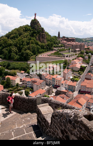 VIllage historique de Le Puy-en-Velay Languedoc France Banque D'Images