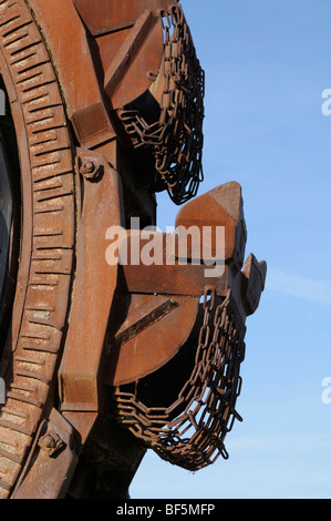 Grande roue-pelle roue-godet, Ferropolis, Ville de fer, Saxe-Anhalt, Allemagne, Europe Banque D'Images