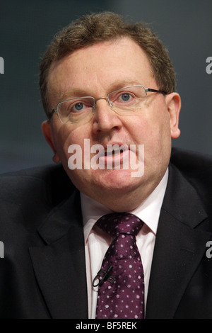 DAVID MUNDELL MP SHADOW SECRÉTAIRE D'ÉTAT POUR LE 08 Octobre 2009 Manchester Central Manchester en Angleterre Banque D'Images