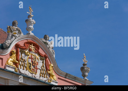 New Castle, Meersburg, Lac de Constance, Baden Württemberg, Allemagne Banque D'Images