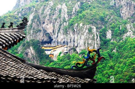 Guanyin Cave scenic area dans Yandang Mountain, dans la province du Zhejiang, Chine Banque D'Images