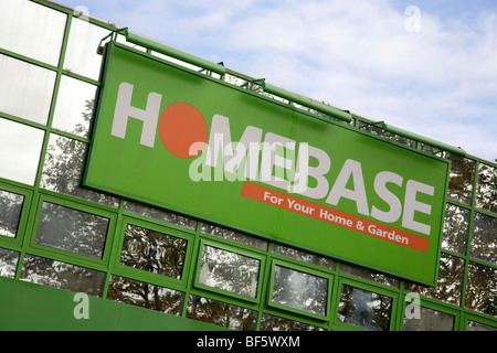 Homebase York Rd - Sign Banque D'Images