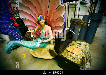 Une sirène. 20e siècle accessoires, North Hollywood, Los Angeles Banque D'Images