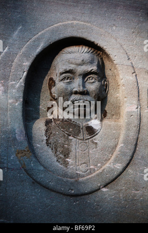 Monument à Sun Yat-sen, Vajrasana, Pagode, Temple Biyun collines odorantes, Beijing, Chine Banque D'Images