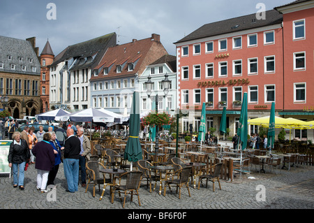 Town Square, Minden, Rhénanie du Nord-Westphalie, Allemagne. Banque D'Images