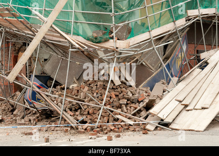 Les bookmakers William Hill effondré shop qui était en cours de rénovation Banque D'Images