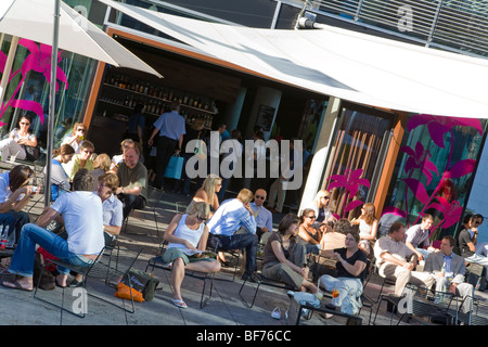 Bar Café Waranga à Kleiner Schlossplatz lieu à Stuttgart, Bade-Wurtemberg, Allemagne Banque D'Images