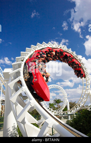 Rollercoaster, Gold Coast, Queensland, Australie Banque D'Images