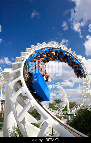 Rollercoaster, Gold Coast, Queensland, Australie Banque D'Images