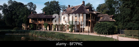 Versailles (78) : Les Jardins de Versailles, "le Hameau de la Reine" Banque D'Images