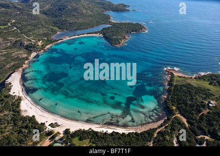 Corse (2A) : La Baie de Rondinara Banque D'Images