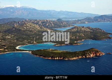 Corse (2A) : La Baie de Rondinara Banque D'Images