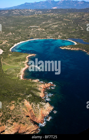 Corse (2A) : La Baie de Rondinara Banque D'Images