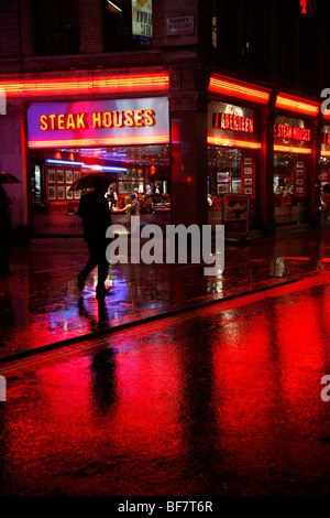 Aberdeen Steak House sur Coventry Street, près de Leicester Square, London, UK Banque D'Images