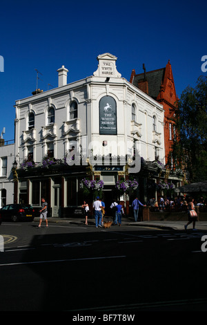 White Horse pub sur Parsons Green, Londres, UK Banque D'Images