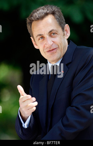 Nicolas Sarkozy (2008/05/10) Banque D'Images