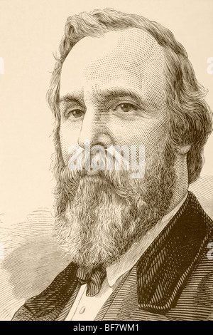 Rutherford Birchard Hayes, 1822 à 1893. 19e président des États-Unis. Banque D'Images