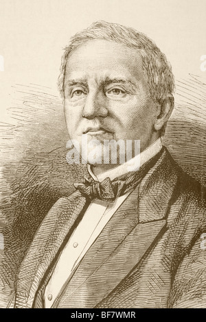 Samuel J. Tilden, 1814 à 1886. Homme politique et réformateur politique. Candidat démocrate à la présidence des États-Unis 1876 Banque D'Images