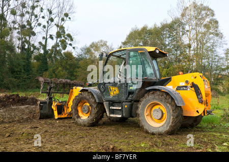 JCB 531-70 Agri télescopique agricole - France. Banque D'Images