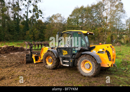 JCB 531-70 Agri télescopique agricole - France. Banque D'Images