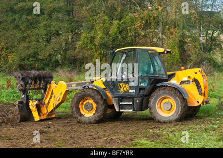 JCB 531-70 Agri télescopique agricole - France. Banque D'Images