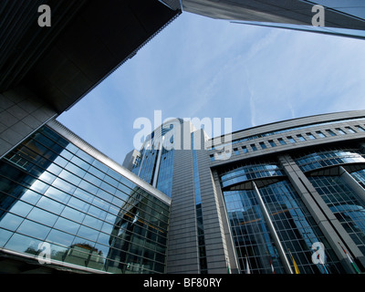 Bâtiment du Parlement européen, Bruxelles, Belgique Banque D'Images