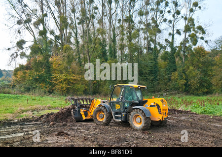 JCB 531-70 Agri télescopique agricole - France. Banque D'Images