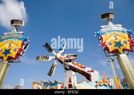 Manèges de foire Banque D'Images