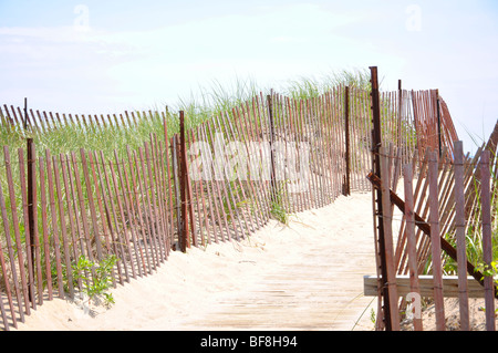 Misquamicut Beach, Rhode Island Banque D'Images