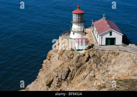 Point Reyes Lighthouse, Point Reyes National Seashore, Californie, USA. Banque D'Images