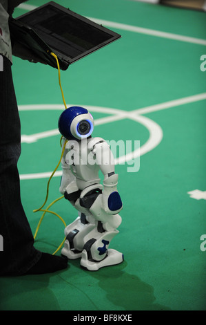 La RoboCup 2009, Graz, championnat du monde de robot, robotique, humanoïde, Nao, robot-Human-Robot Interaction- Banque D'Images