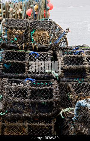 Marmites à homard Banque D'Images