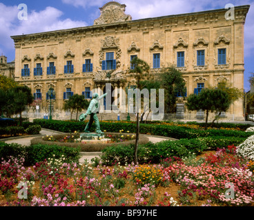 Malte La Valette l'Auberge de Castille et Léon Banque D'Images