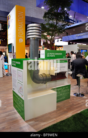 Paris, France, salon de l'équipement de construction, Batimat, « puits canadien », investissement durable dans le système de chauffage et de refroidissement naturel, chauffage écologique