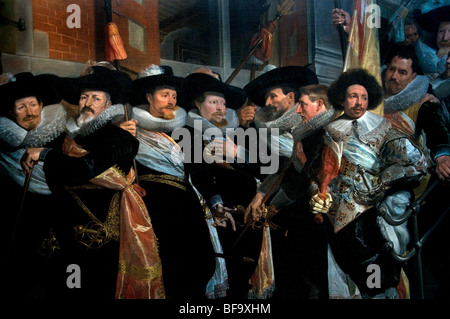 Frans Hals Banquet 1582-1666 Callivermen les agents de Garde Civique 1627 Pays-Bas Musée Banque D'Images