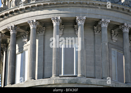 Des colonnes en Idaho State Capitol building à Boise, Idaho. Banque D'Images