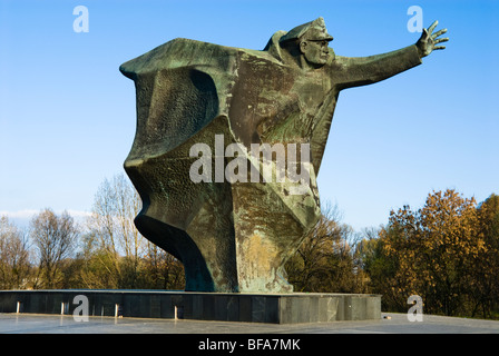 Monument du 1er polonais Tadeusz Kościuszko Division d'infanterie, Varsovie, Pologne Banque D'Images