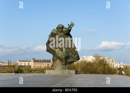 Monument du 1er polonais Tadeusz Kościuszko Division d'infanterie, Varsovie, Pologne Banque D'Images