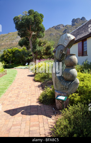 Une statue au Kirstenbosch National Botanical Gardens, Cape Town, Afrique du Sud Banque D'Images