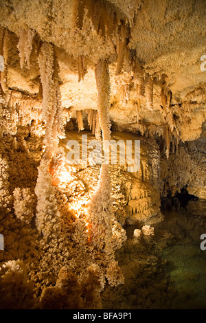 Les concrétions Grottes de Sonora, Texas USA Banque D'Images