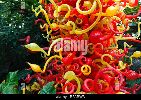 Chihuly à Franklin Park Conservatory Banque D'Images